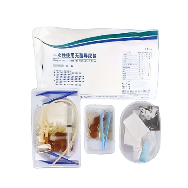 Kit de cateterismo urinario estéril desechable